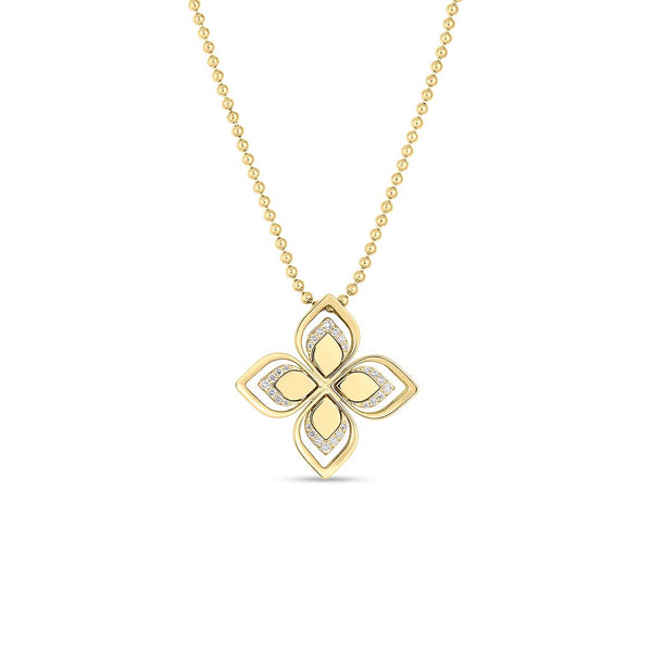 Venetian Princess Diamond Flower Necklace - 1